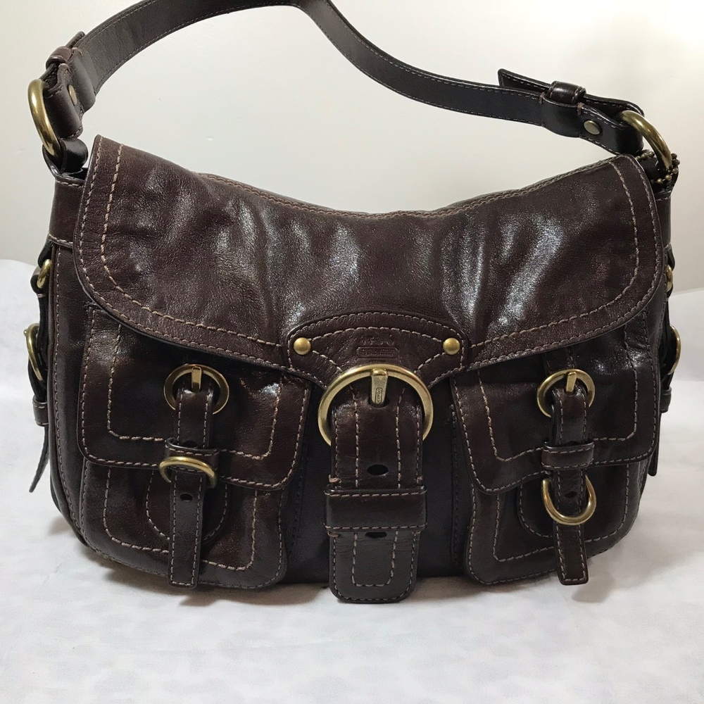 Coach Chocolate Leather Bag